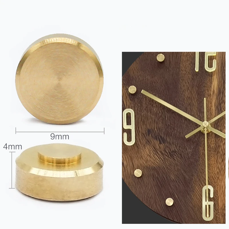 Wall Clock Numbers Kit Metal Brass for Wooden Clocks Making Numerals Dots Repair Parts Number Set Home Design Accessories