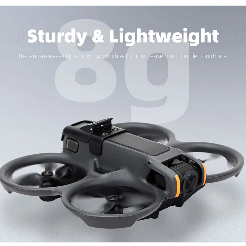 배터리 바디 분리 방지 버클 프로펠러 비행 보호 DJI Avata 2 Drone 액세서리 용 고정 클립 방지 흘리기
