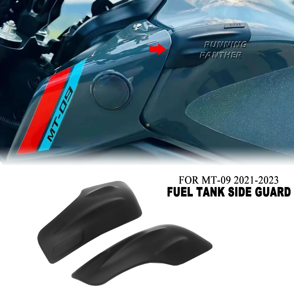 Motorcycle Accessories Fuel Tank Side Pad Protector Decal Stickers For Yamaha MT-09 MT09 MT 09 mt09 2021 2022 2023