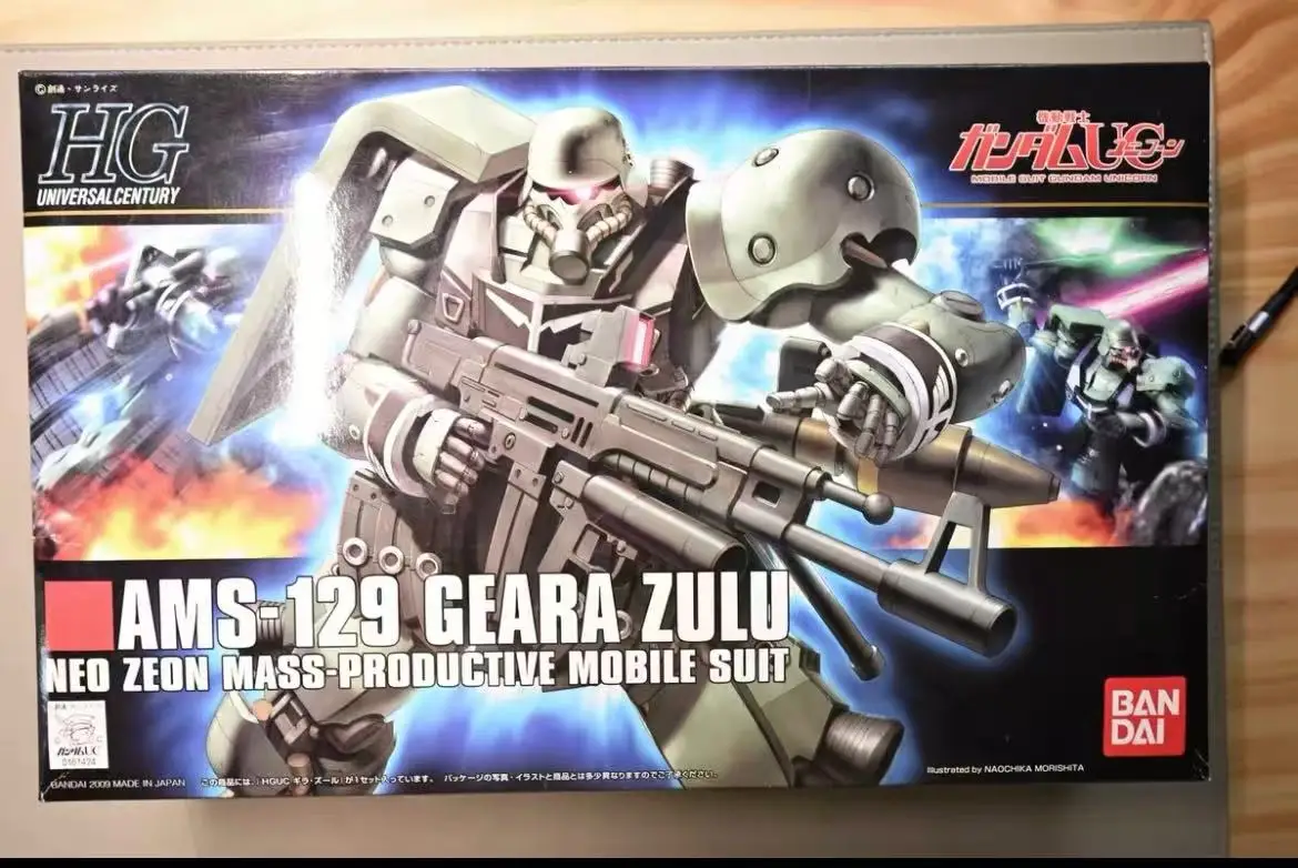 Bandai Original 1/144 HG-AMS-129 Geara Zulu Model animation kit
