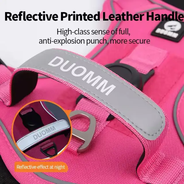Dog Chest Harness Adaptable to Airtag Chest Harness, Outdoor Training Loss Prevention Dog Leash 3