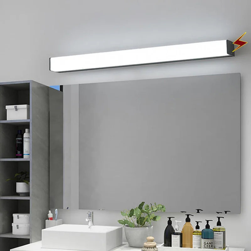 거울 빛 LED 벽 램프 욕실 벽 조명 20cm 40cm 50cm AC85 - 265V 실내 조명 홈 장식 침실 전등