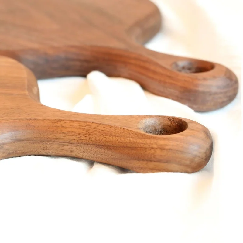 Tagliere in legno di noce nero legno massello creativo vassoio per pane in  legno intero tagliere per frutta cucina tavola in legno utensile da cucina