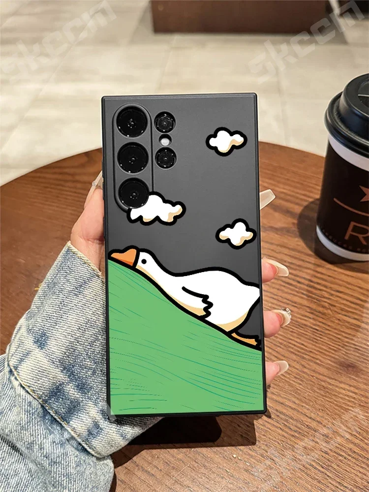 Adorable Cartoon Duck Soft Phone Case Cover