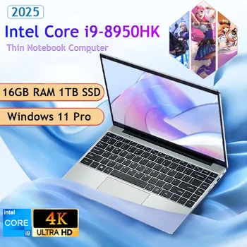 New Arrival Windows 11 i9 Laptop Intel Core i9 8950HK Gaming Laptops 16GB DDR4 1TB SSD Notebook PC Gamer Computer Notebook PC 1