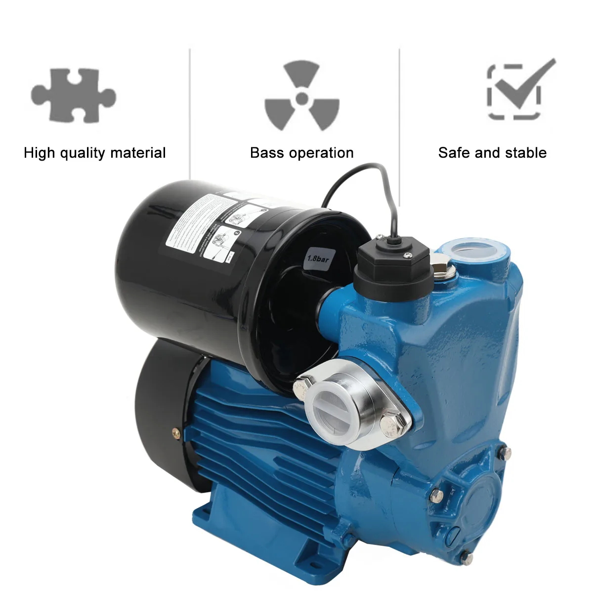 Self-Priming Booster Pump 110V Booster Pump Household Fully Automatic Silent Tap Water Pipeline