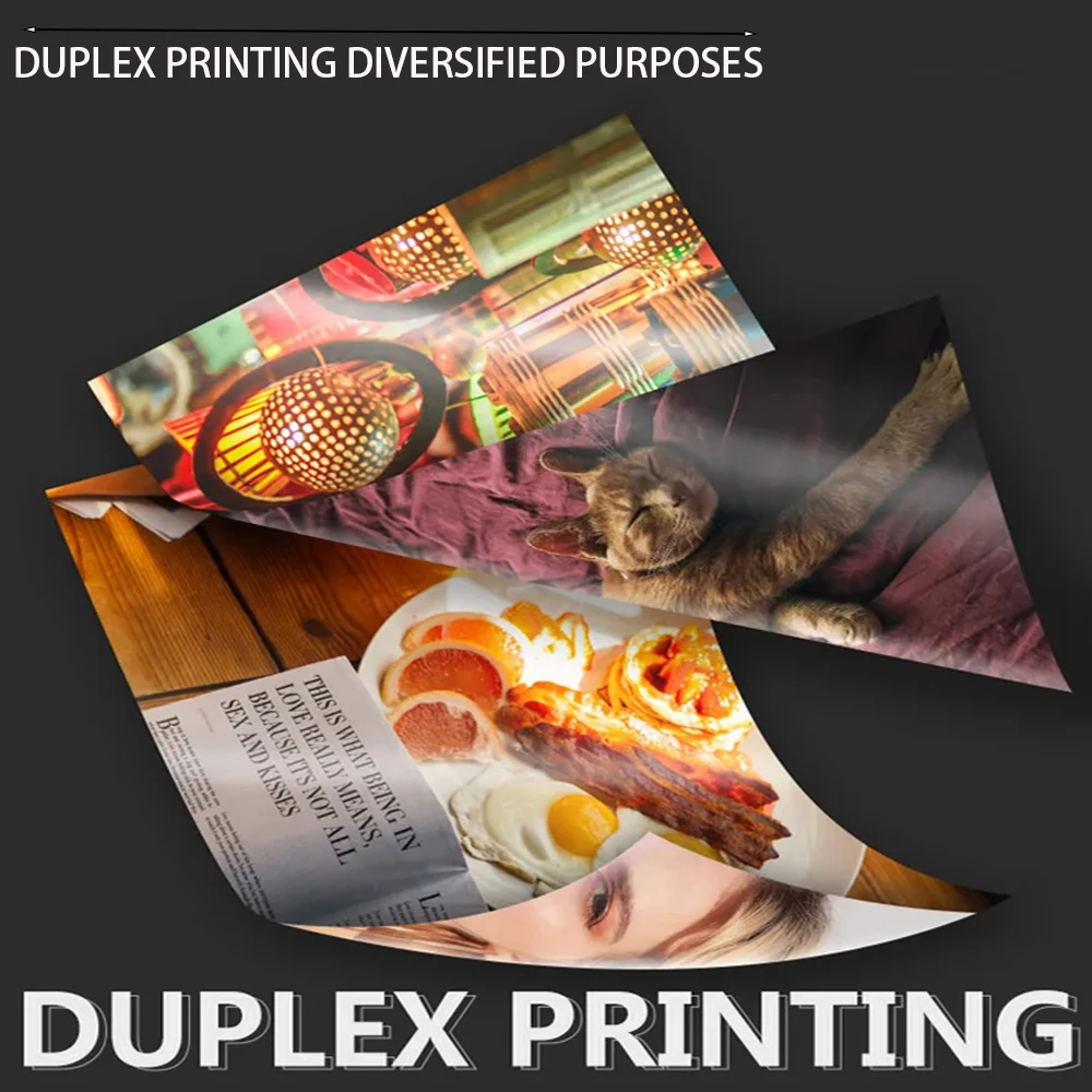 A4 157g Double-sided High Glossy Photo Paper Laser Printer Paper Coated Flyer Magazine Business Card Color Printing