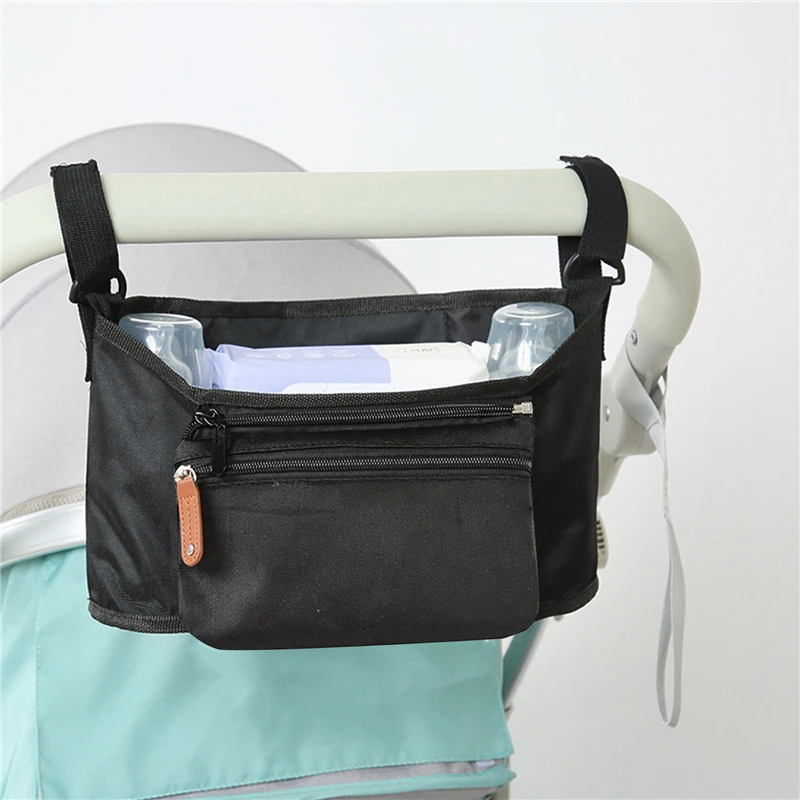 

Stroller Bag Mommy Bag Diaper Baby Nappy Storage Bag Stroller Accessories Large Capacity Outdoor Travel Nappy Water Cup Holder