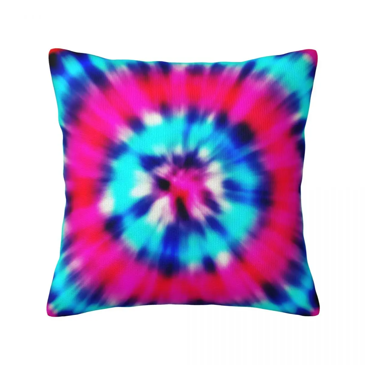 Psychedelic Tie Dye Pillow Case Color Swirl Print Bedroom Zipper