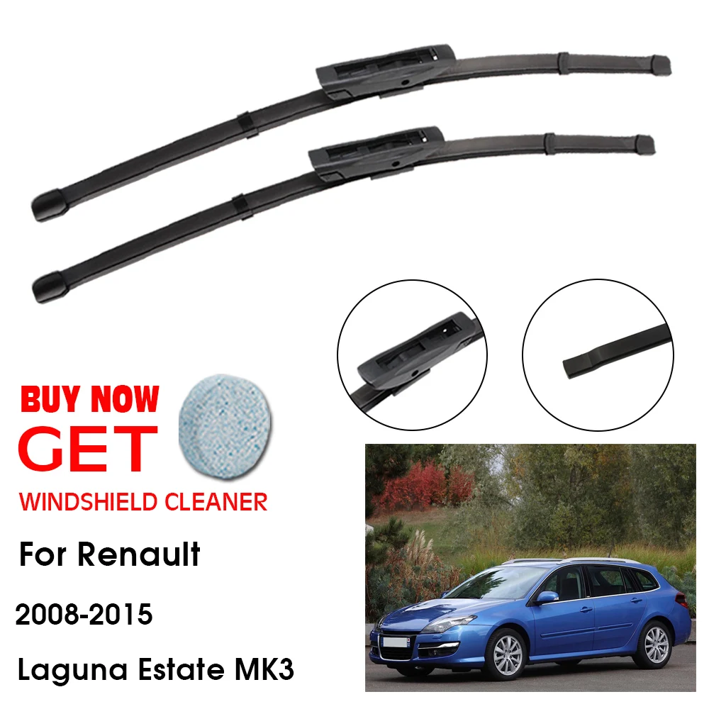 Tergicristallo Per Auto Per Renault Laguna Estate Mk3 26 "+ 16" 2008-2015 Lavavetri Anteriore Parabrezza Tergicristalli Lame Accessori