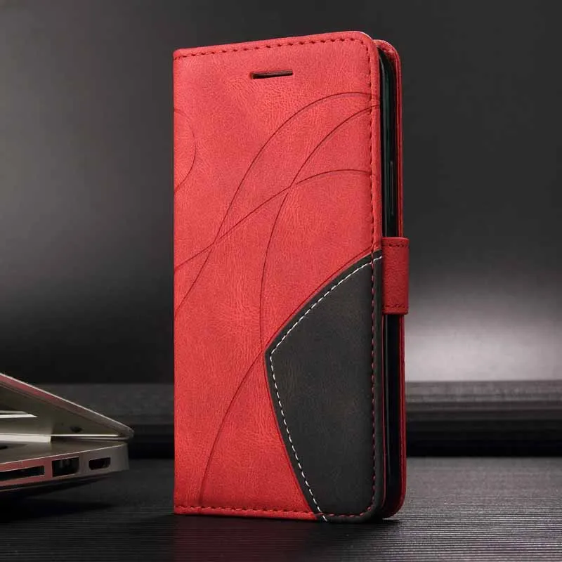 Leather Flip Wallet Phone Cover with Card Holder