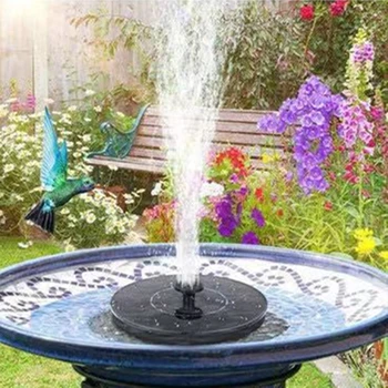Mini Solar Water Fountain Pool Pond Waterfall Fountain Garden Decoration Outdoor Bird Bath Solar Powered Fountain Floating Water 1
