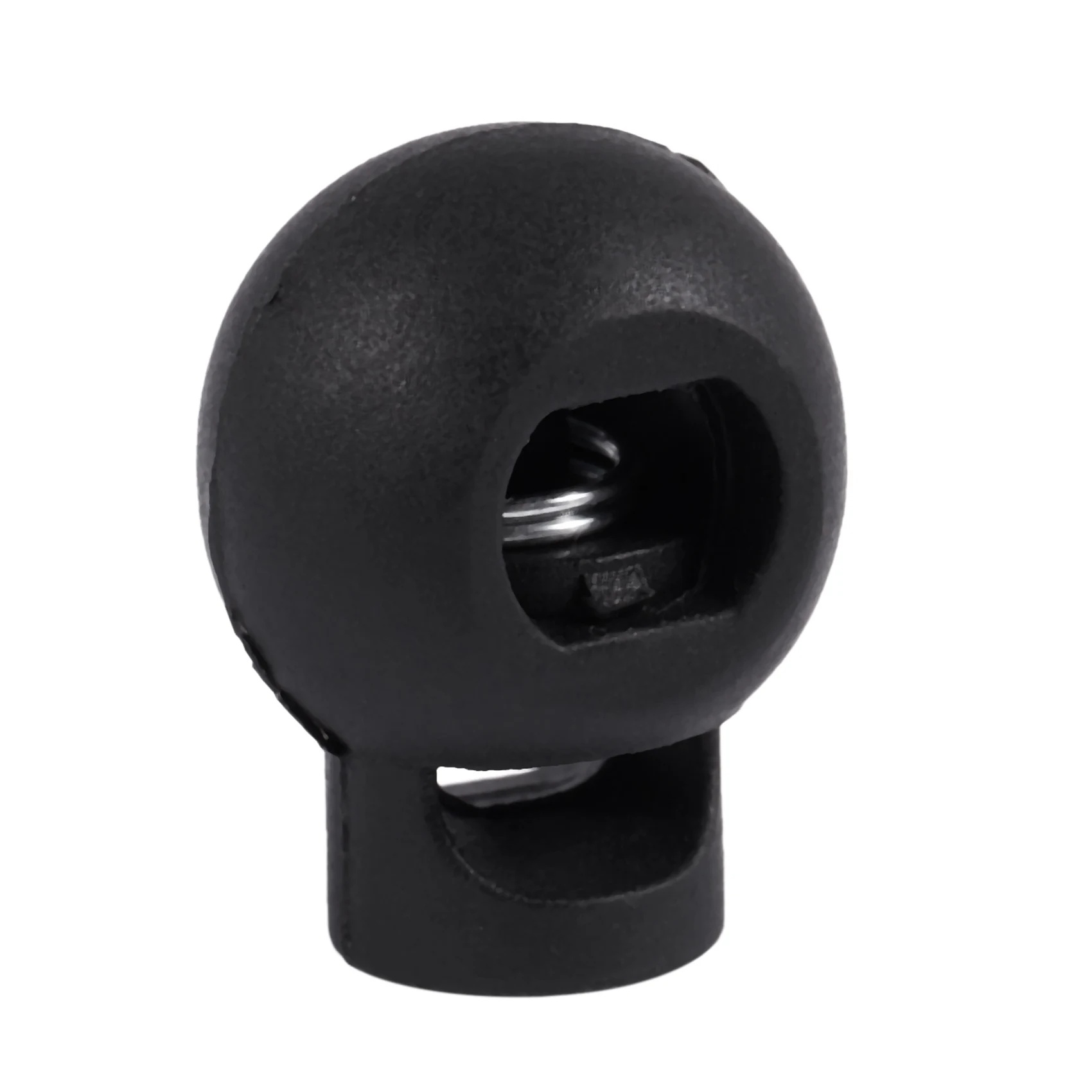 TFTP-1000개 코드 스토퍼 DIY 검정색 플라스틱 커넥터 코드 잠금 스토퍼 스위치 커버