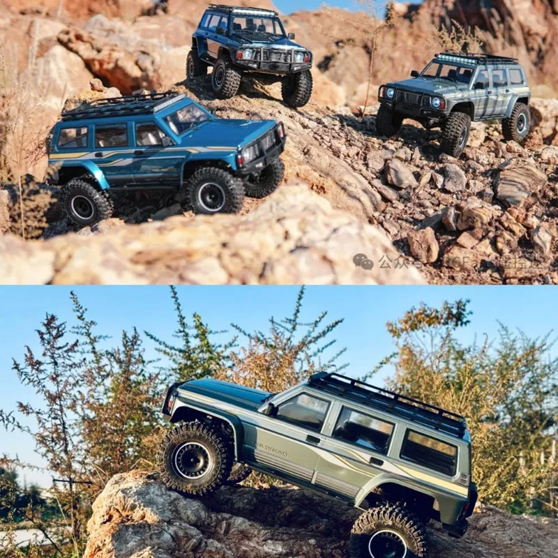 Easy-controlled YK4107 1/10 remote control electric four-wheel drive dual-speed differential lock climbing car off-road vehicle 4