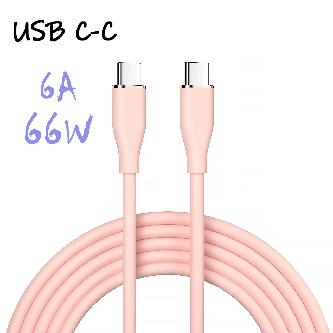 ตัวเลือกสินค้า สายชาร์จ USB-C 66W ชาร์จเร็ว ปลอดภัย สำหรับ iPhone Huawei Xiaomi