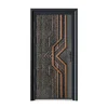 Front Door Residential Exterior Security Single Explosion Fireproof Cast Aluminum Steel Door 6