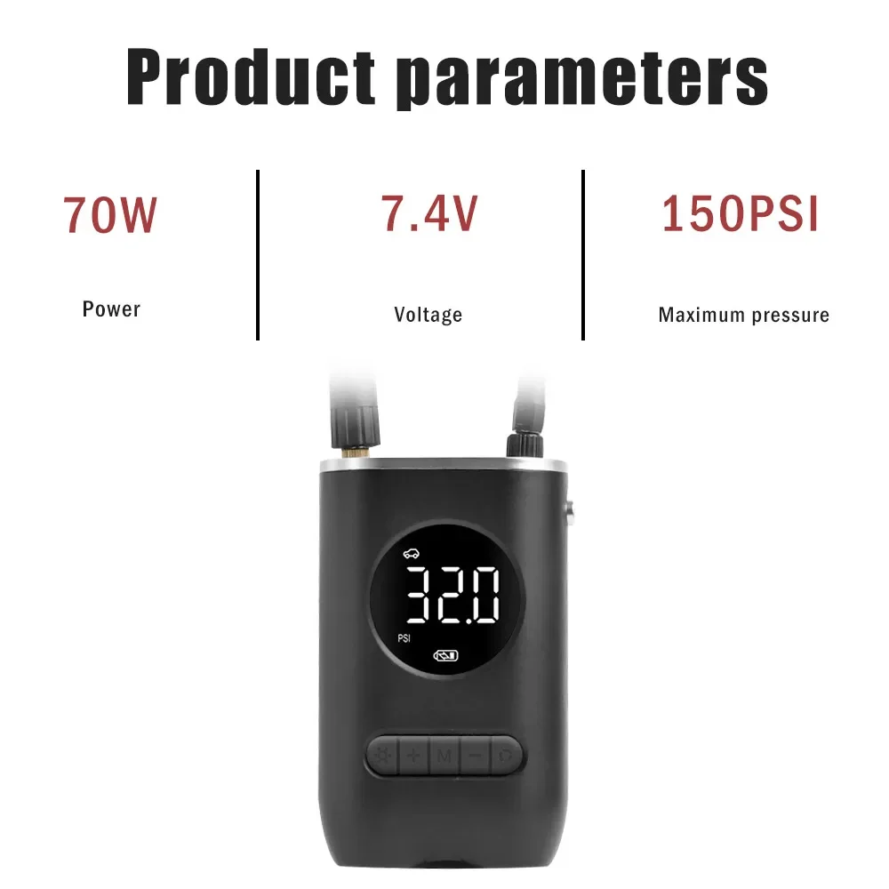 Portable Wireless Electric Air Pump Inflate Deflate Air Compressor for Xiaomi M365 for Ninebot Electric Scooter Accessories
