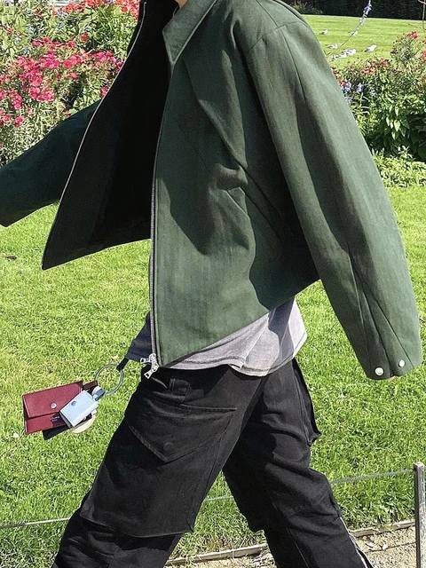 Cmmawear Curved Moon Knife Casual Thin Sense Jacket Men's Spring