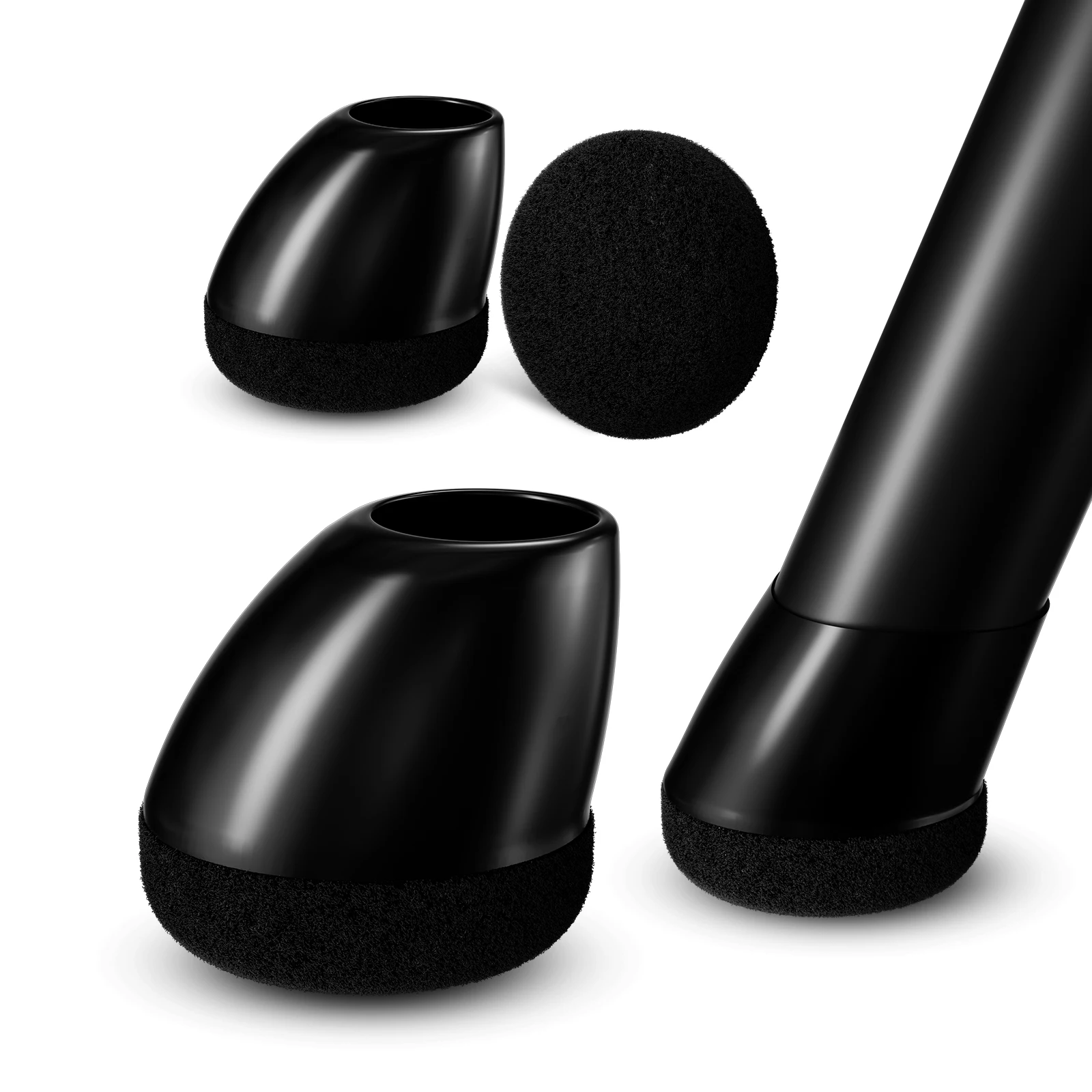Silicone Chair Leg Protectors with Felt Pads – 16-Pack for Angled Legs – Safeguard Floors