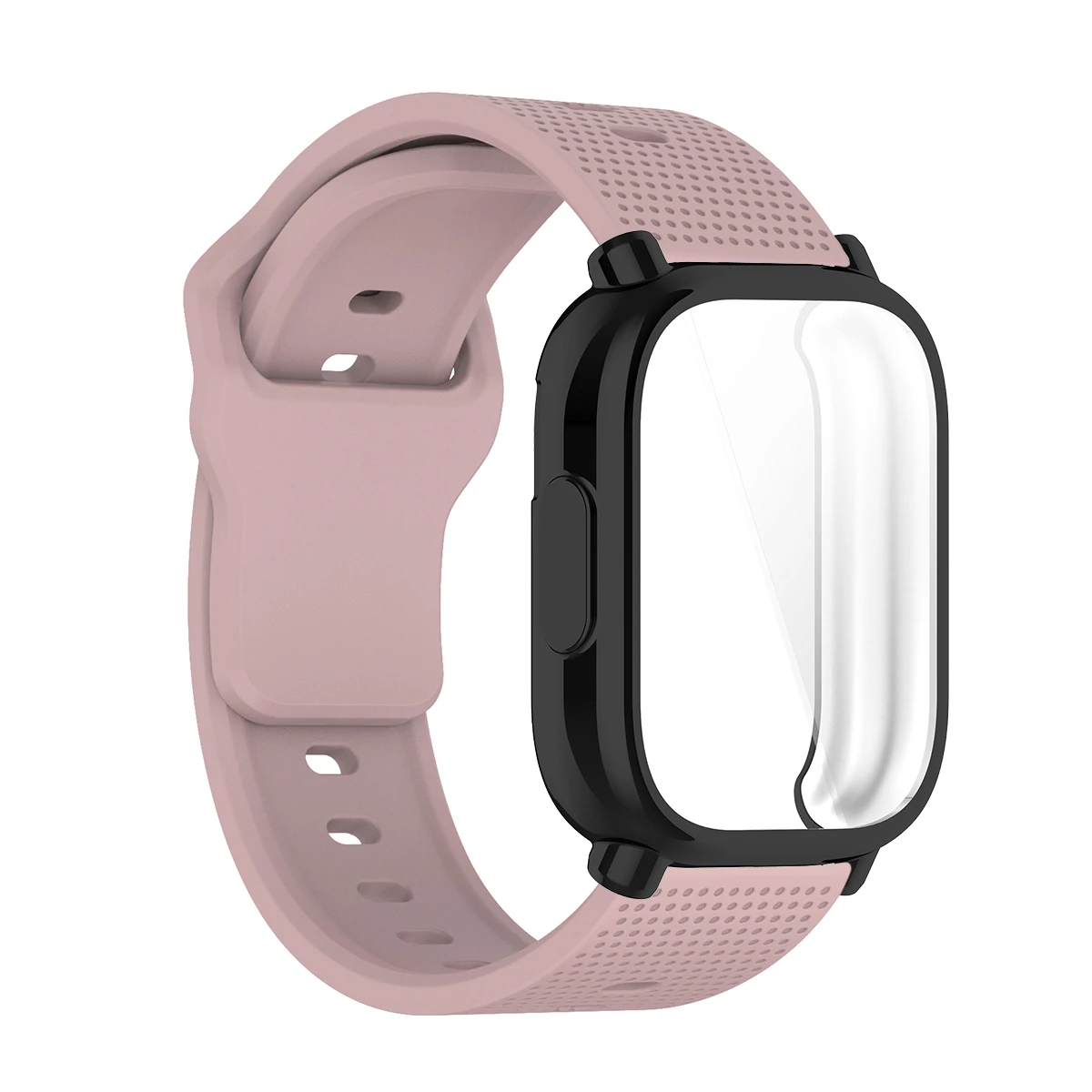 Breathable Silicone Strap with Full Cover TPU Soft Shell