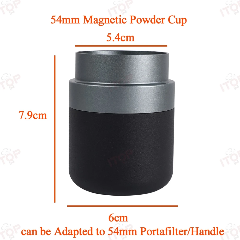 Coffee Grinder ITOP 03 58mm Magnetic Powder Cup Adapted to 58mm Portafilter/Handle Powder collector