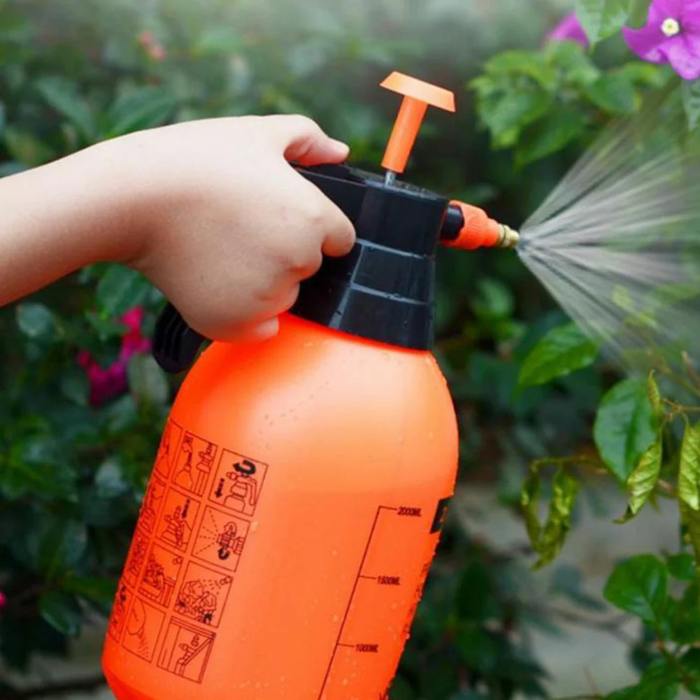 Plastic Manual Pump Garden Sprayer Adjustable Nozzle Water Spray Bottle