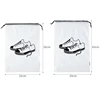 5/1PCS Drawstring Dag Storage Tote Plastic Bags For Store Reusable Transparent Waterproof Shoe Organizers Outdoors For Traveling 6