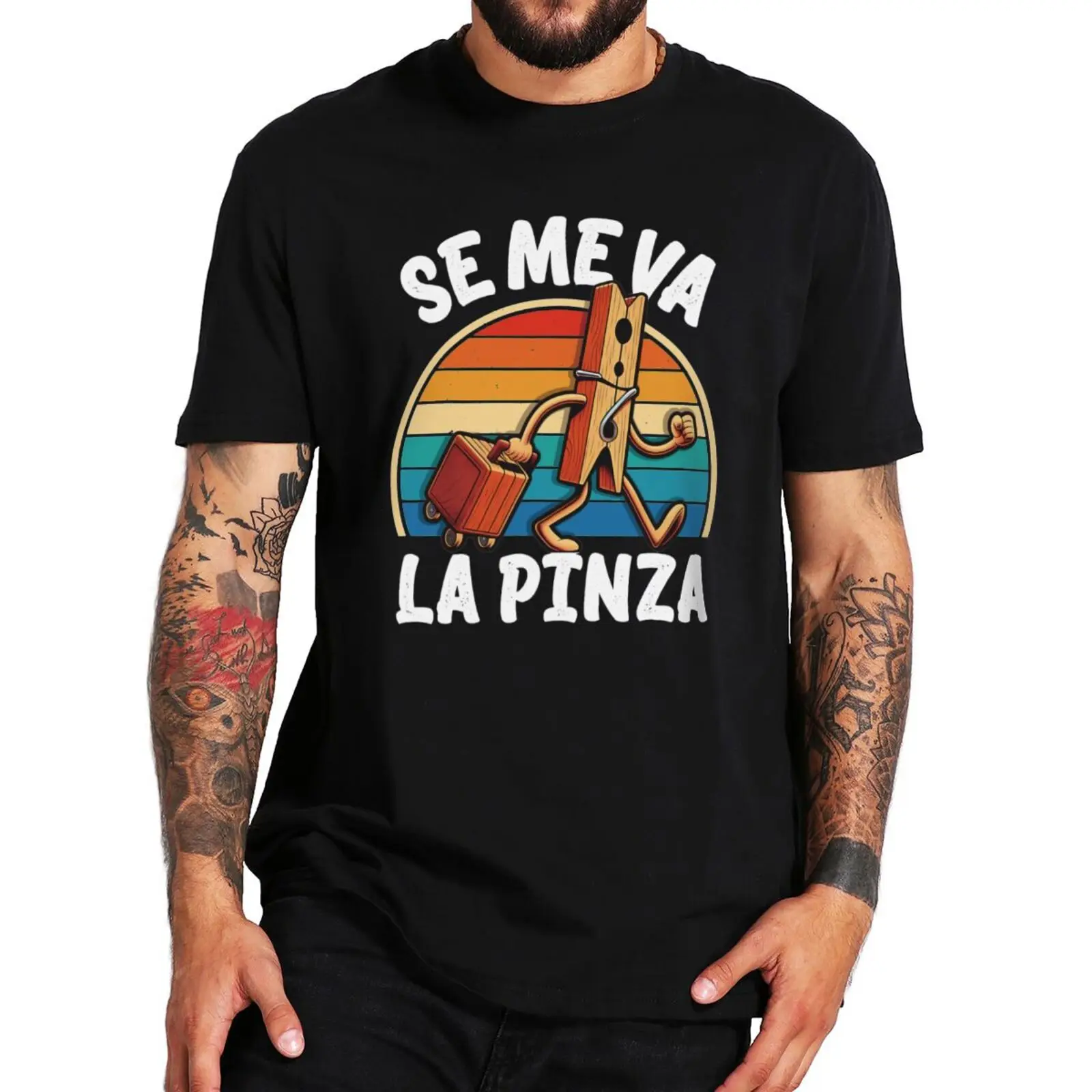 

Se Me Va La Pinza T Shirt Funny Spanish Jokes Y2k Vintage T-shirt For Men Women 100% Cotton Soft Unisex Casual Tops EU Size