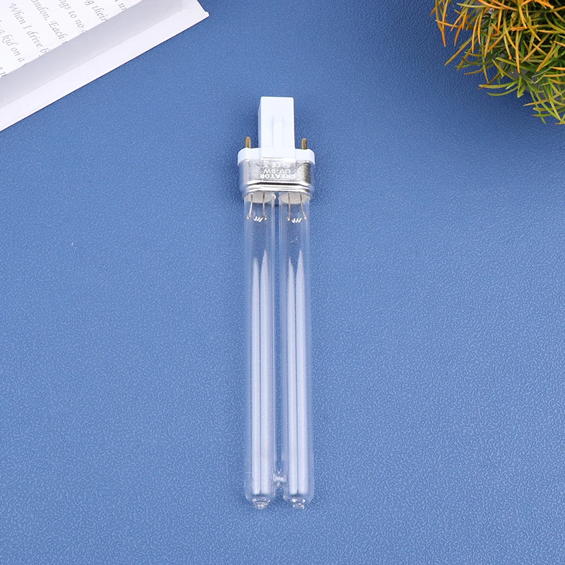 9W UV Replacement Lamp Bulb Spare Tube - G23 2-Pin for HW-303B/304B/404B JUP-01 CF400UV/CF500UV Canister Filter