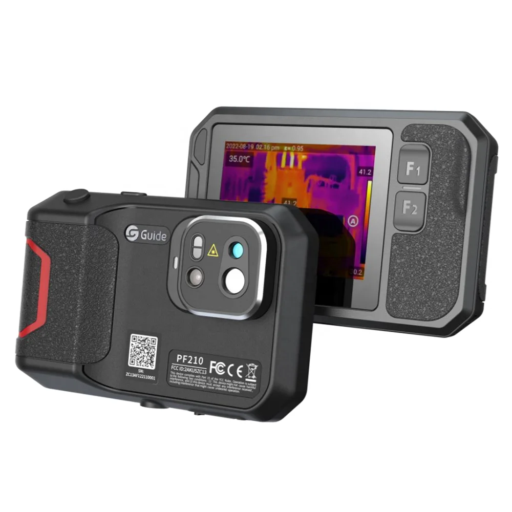 

PF210 Guide PF Series Pocket-sized Thermal Camera Infrared 256x192 Detector 3.5'' LCD Touchscreen