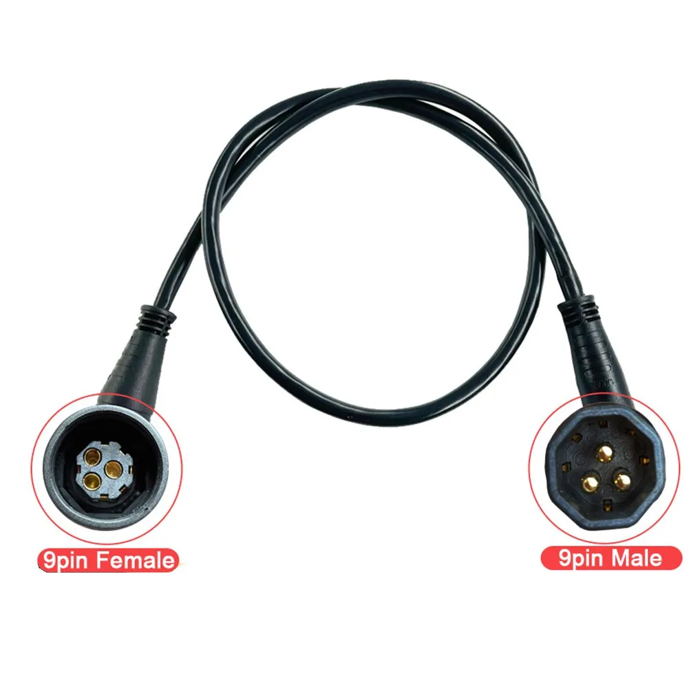 9 Pin 1000 W Julet Elektrische Fahrrad E-Bike Motor Verlängerung Kabel Wasserdicht 60 cm Für Elektrische Fahrrad Motor Verlängerung kabel Teile – Detail 2