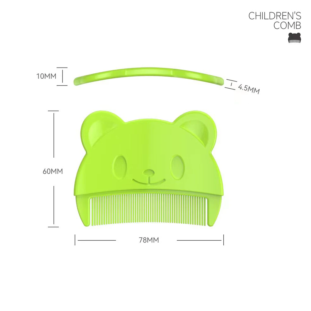 Macarons Color Cartoon Bear Safe Baby Comb Baby Hair Scale Brush Safe Comb Newborn Brush Hairbrush Kids Boy Girl Gifts hair brush comb baby hair comb