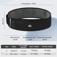 NEWBOLER Running Waist Bag Men Women Invisible Trail Running Belt Hydration Waist Pack Phone Holder Gym Fitness Marathon 2