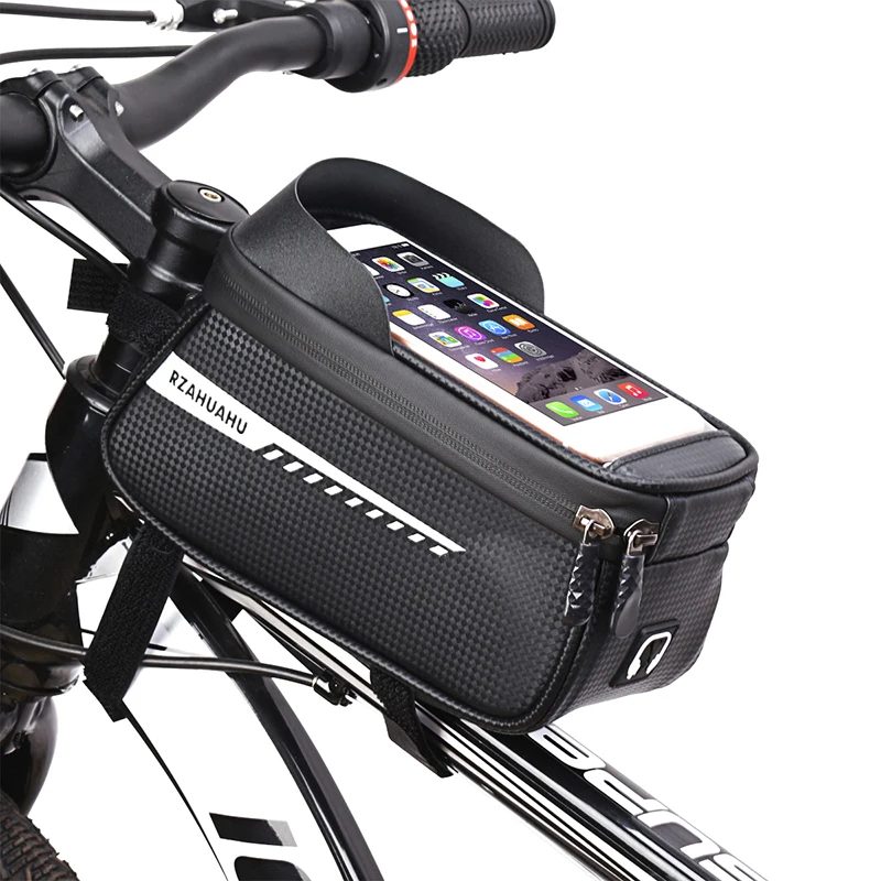 

Bicycle Bag Phone Bag Waterproof Mountain Bike Front Top Tube Bag Cycling Touch Screen Phone Holder MTB Road Bike Bag