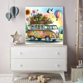 Diamond Mosaic Bus Landscape 3