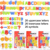 Plastic Magnet Letters Fridge Alphabet Refrigerator Colorful Toy To Spell Count Educational Learning Games Preschool Toy for Kid 2
