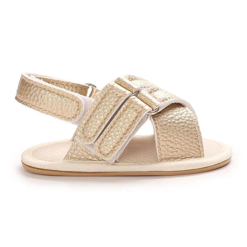 New Summer Baby Shoes High Quality PU Sandals Newborn Boys Fashion Casual Soft Sole Anti slip Walking Shoes 0-18 Months 5