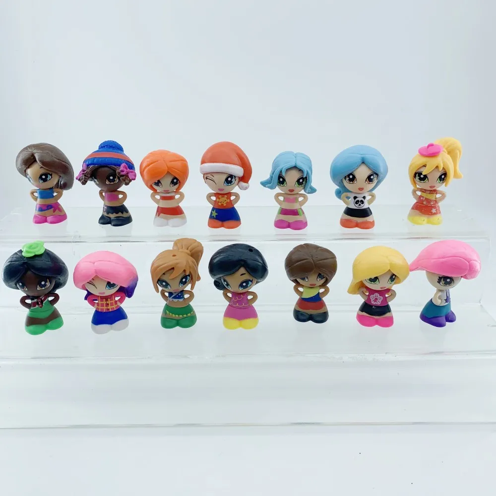 

Игрушки Jakks в подарок «EMS», фигурки, подарок для детей, 4 см, мини съемные Фигурки для девочек, куклы, случайная отправка, 5 шт.