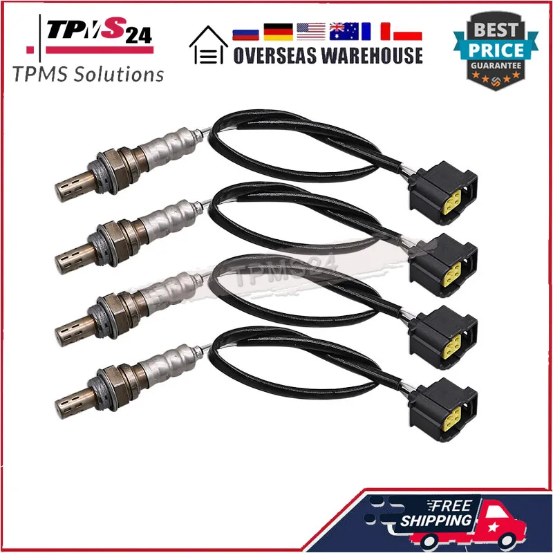 4Pcs Oxygen Sensor 234-4587 56029049AA For Chrysler 300 Aspen Sebring Dodge Charger Durango Nitro Jeep Liberty Volkswagen Routan 4