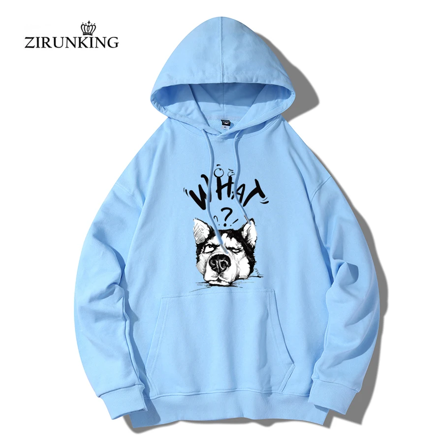 

Весенне-осенние новые повседневные толстовки ZIRUNKING, хлопковая махровая спортивная одежда с капюшоном, милые стильные толстовки с карманами ZOW230202