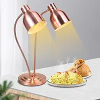 Food Heat Lamp Catering Heating Lamp Freestanding without Bulbs Food Warmer Lamp for Catering Fried Food Chicken Buffet Kitchen 1
