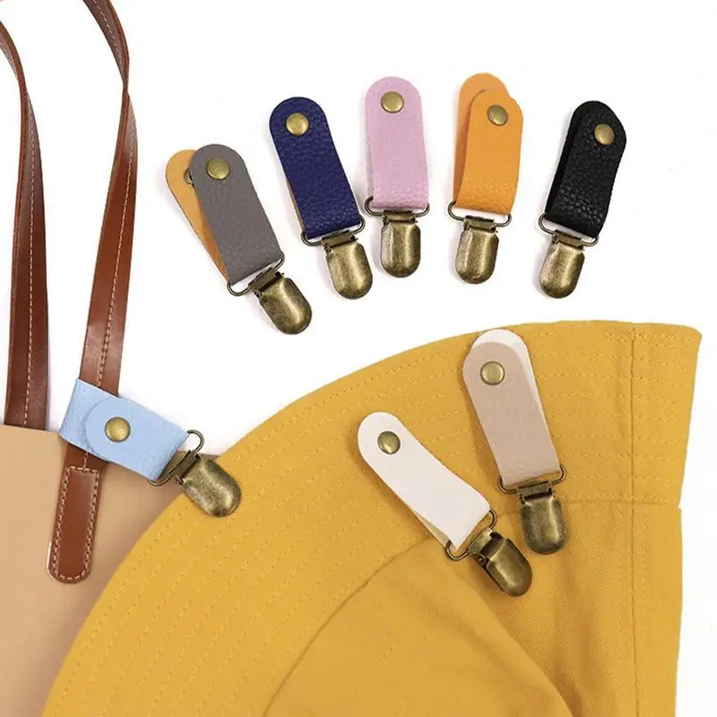 

Дорожные зажимы для шляпы для сумок из искусственной кожи