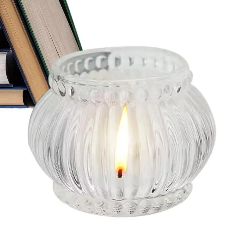 

Votive Candle Holders Transparent Candle Stick Holders Tea Light Stand For Dinner Table Wedding Centerpieces Living Room Home
