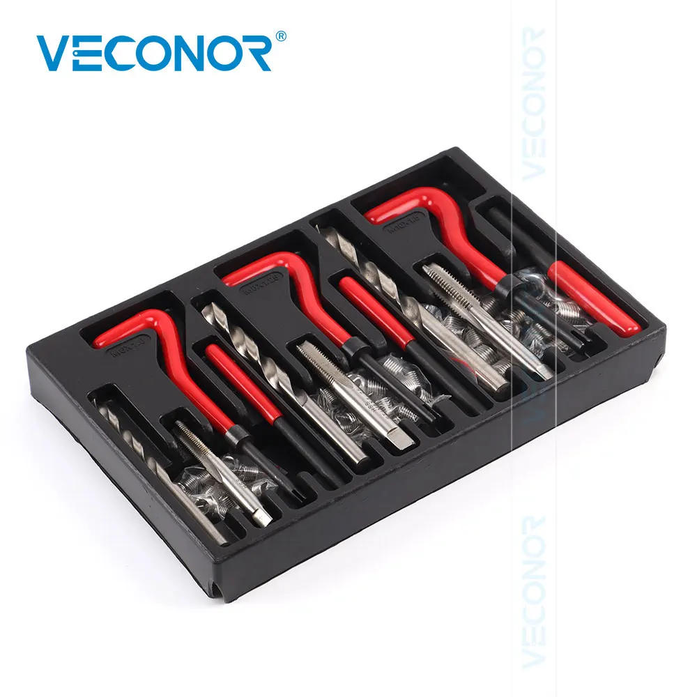 M6x1.0 M8x1.25 M10x1.5 Thread Repair Tool Kit Auto Engine Block