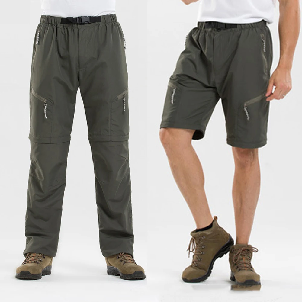 Bombshell Pants Men's Outdoor Quick-Dry Lightweight Waterproof Hiking  Mountain Pants with Belt L Green - Walmart.com