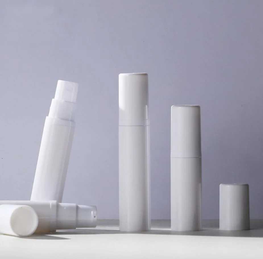 

5ML10ml15ml white airless bottle vacuum pump lotion emulsion serum sample eye essence mist sprayer toner skin care cosmetic