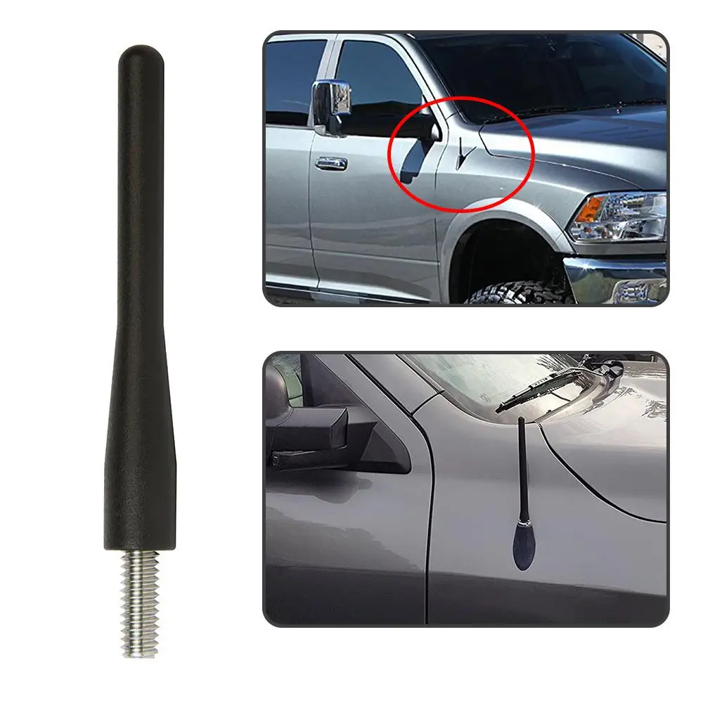 3" Stubby Radio Antenna Aerial For Dodge RAM 1500 2500 3500 Trucks 2009