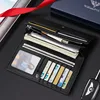 Wallet Men's long zipper Money clip Large capacity Clutch bag Fashion multi-card pocket coin Wallet Men's Father's Day birthday 5