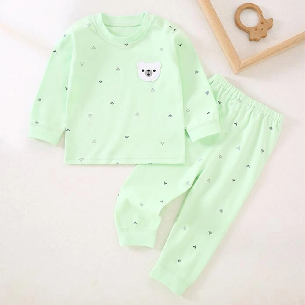 

Baby Outfits For Girls Spring Autumn Cotton Long Sleeve Tops Pants Two Pieces Baby Boy Clothing Sets High Quality