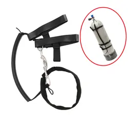 Cinghia di fissaggio per cilindro scuba migliorata con morsetto e clip in acciaio inox